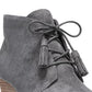 Dr. Scholl's Women's Dakota Wedge Booties Dark Gray Size 7.5 M