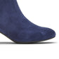 Rockport Women's Total Motion Oaklee Ruffle Ankle Boots Shoes Navy Size 7 W