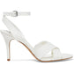DKNY Women's Ivy Peep Toe Casual Ankle Strap Sandals White Size 9