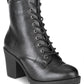 ZIGI SOHO Women's Kourtlan Lace-Up Booties Black Size 7.5 M