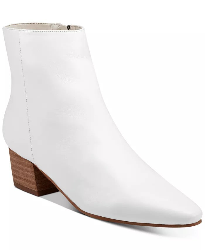Marc Fisher Women's Tammea Ankle Booties Shoes White Size 6 M