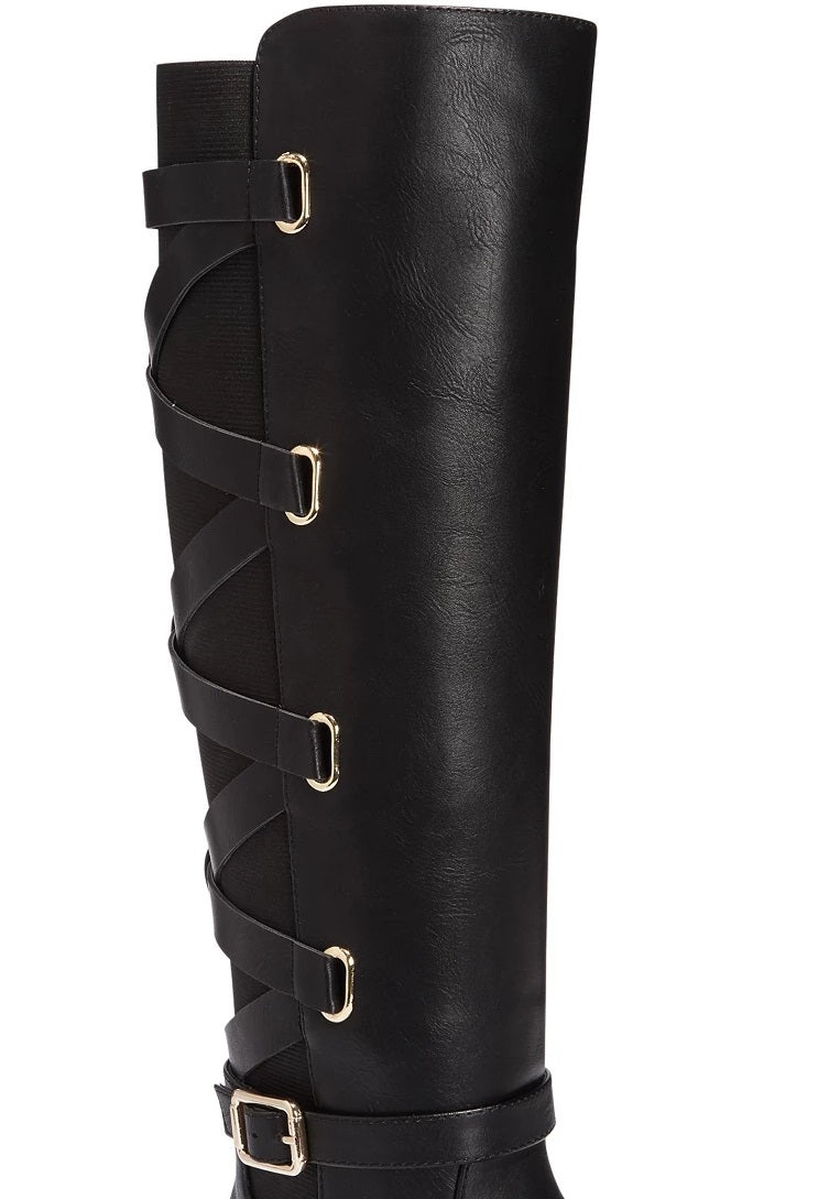 Thalia Sodi Women's Veronika Tall Riding Boots Black Size 6 M