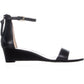 Cole Haan Women's Adderly Wedge Two-Piece सैंडल ब्लैक साइज 8.5 B
