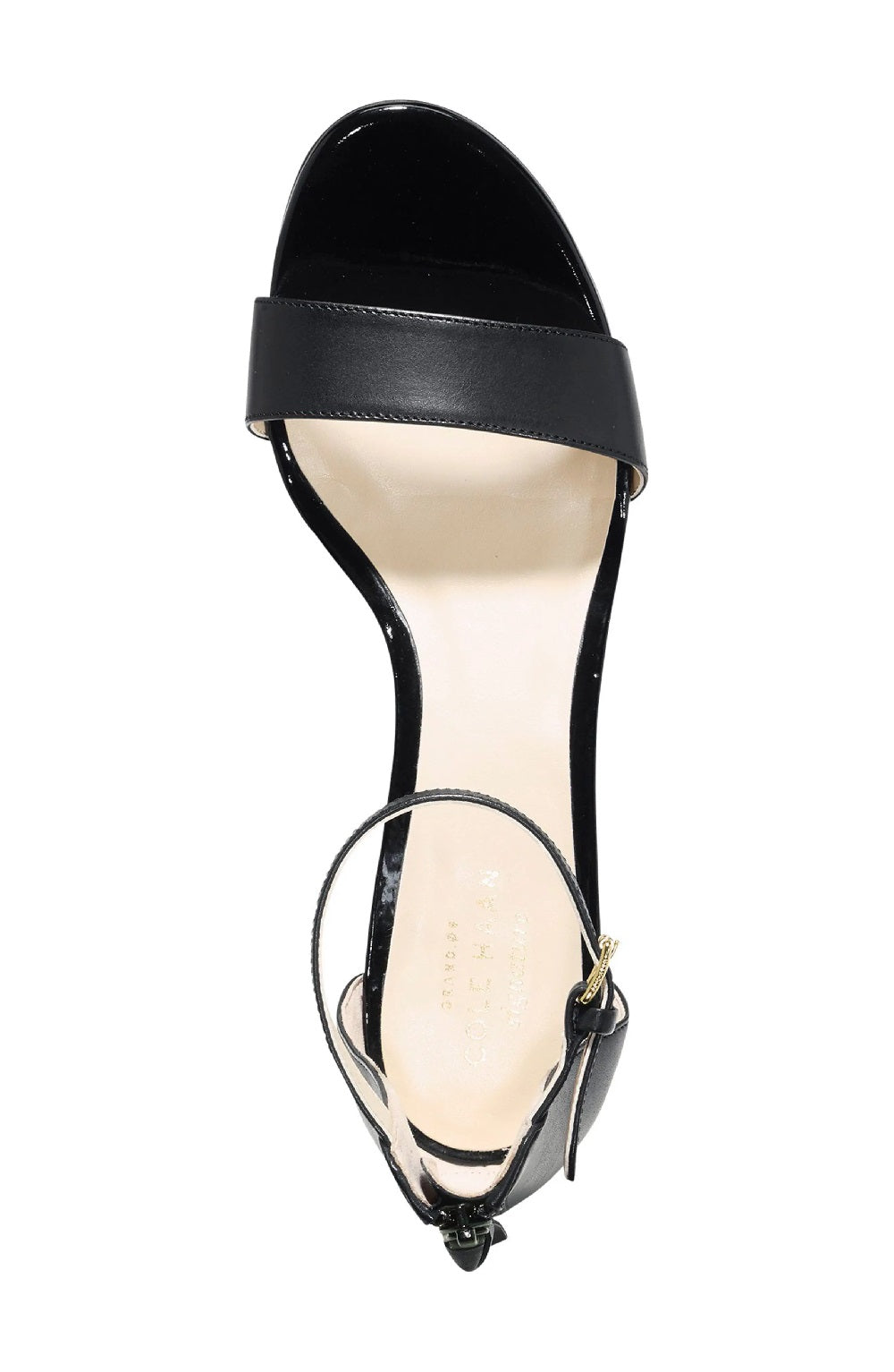 Cole Haan Women's Adderly Wedge Two-Piece सैंडल ब्लैक साइज 8.5 B