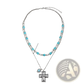 Turquoise Heart and Sunburst Silver Jewelry Set