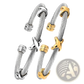 Twisted Cable Knot Adjustable Titanium Steel Bracelet