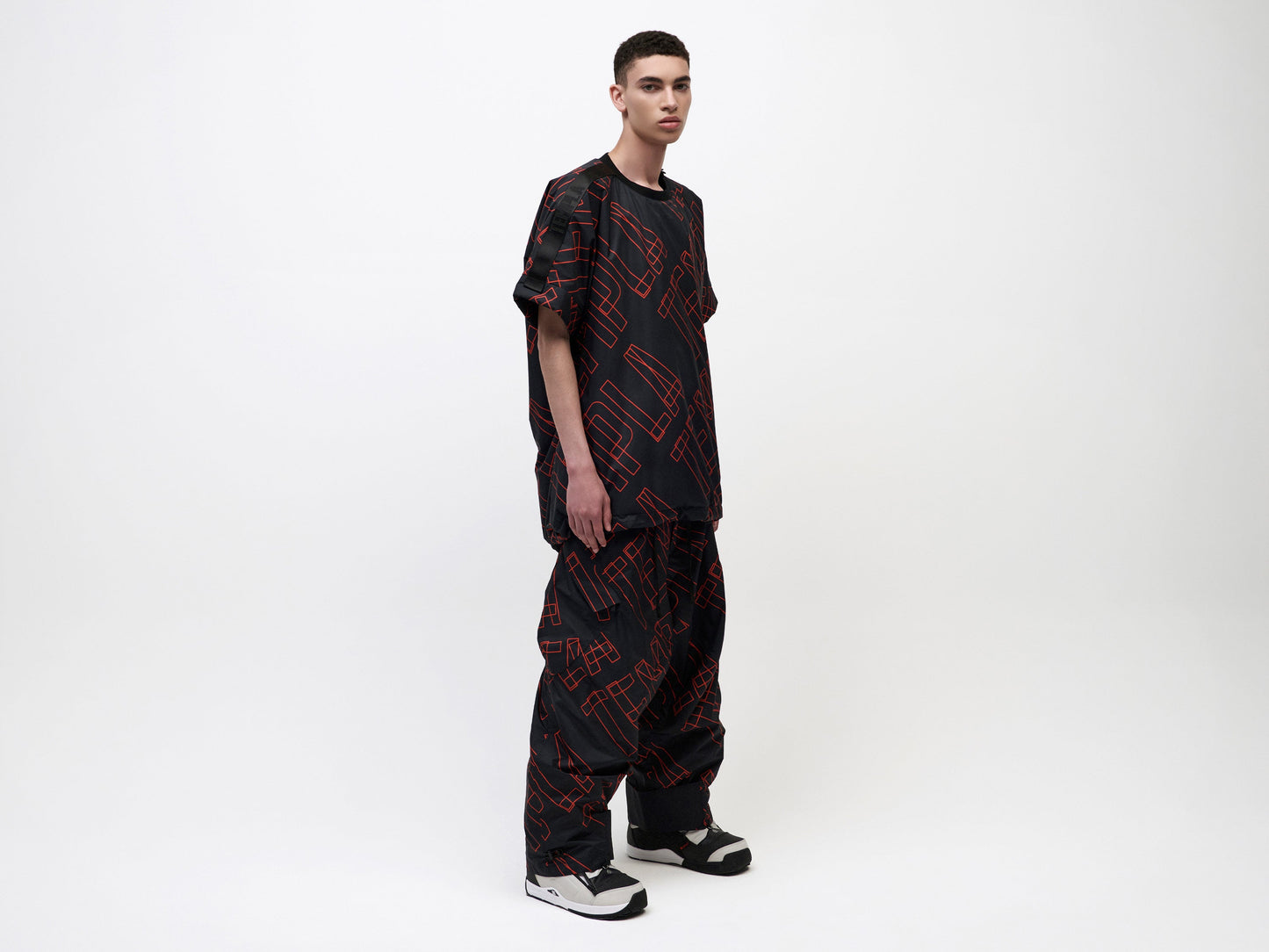 Pipe Cargo Pant Unisex - Black
