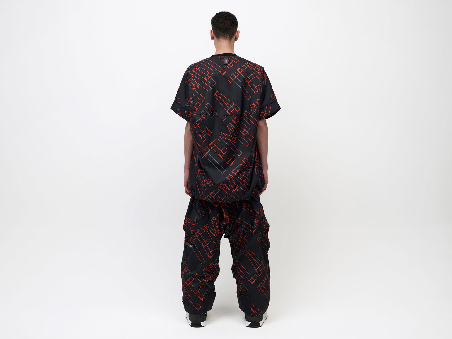 Pipe Cargo Pant Unisex - Black