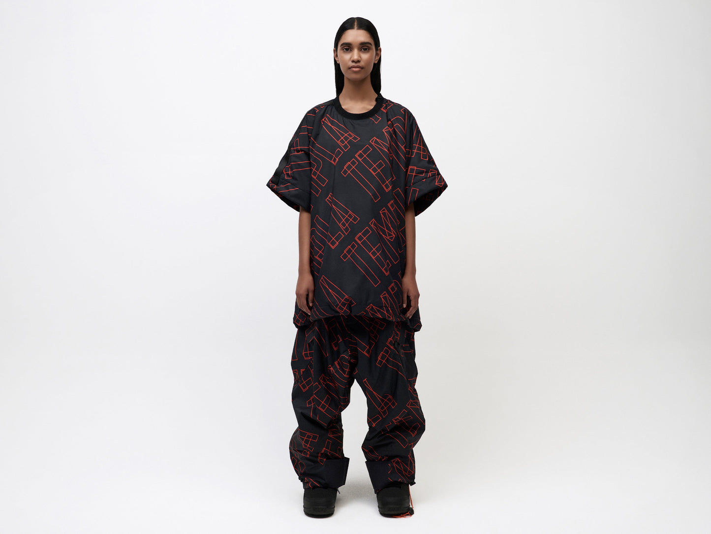 Pipe Cargo Pant Unisex - Black