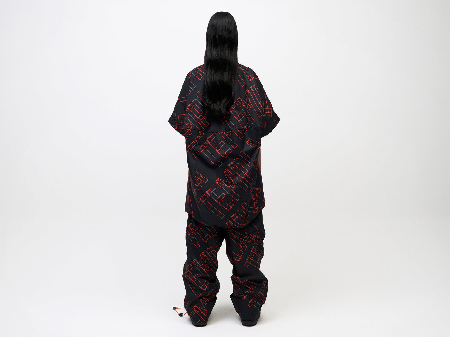 Pipe Cargo Pant Unisex - Black