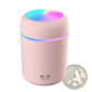 Ultrasonic Mini Humidifier with Rainbow Led Light 300ml