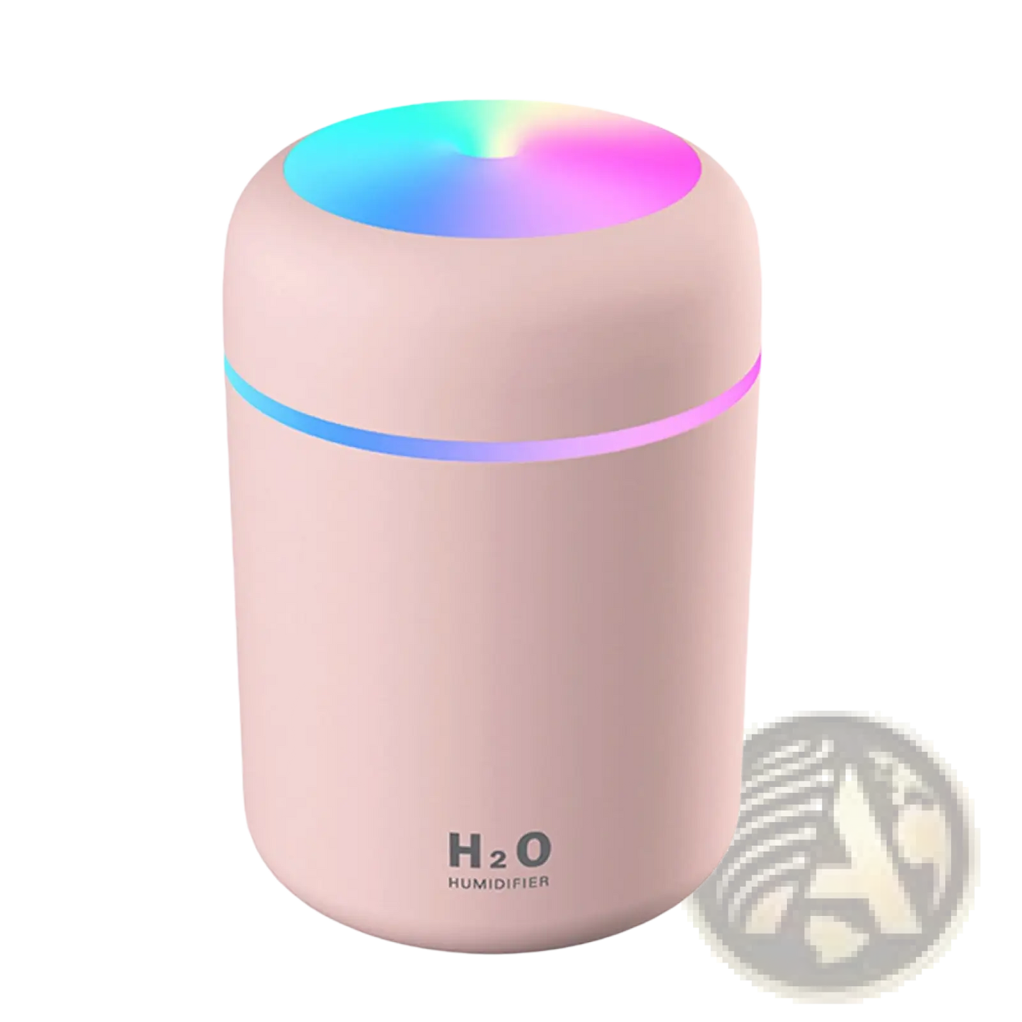 Ultrasonic Mini Humidifier with Rainbow Led Light 300ml