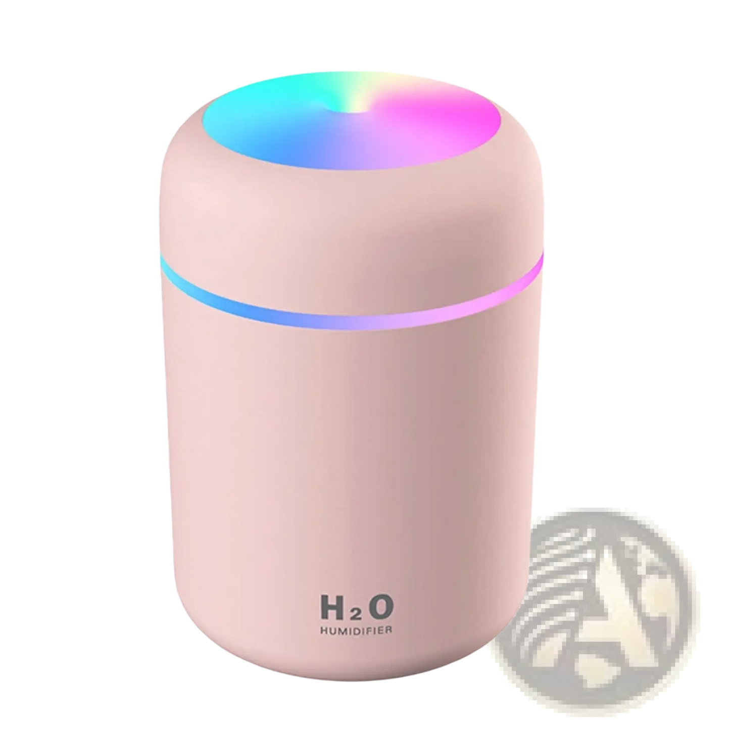 Ultrasonic Mini Humidifier with Rainbow Led Light 300ml