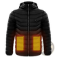 Unisex 9 Zone Electric Heated Hooded Puffer Jacket
