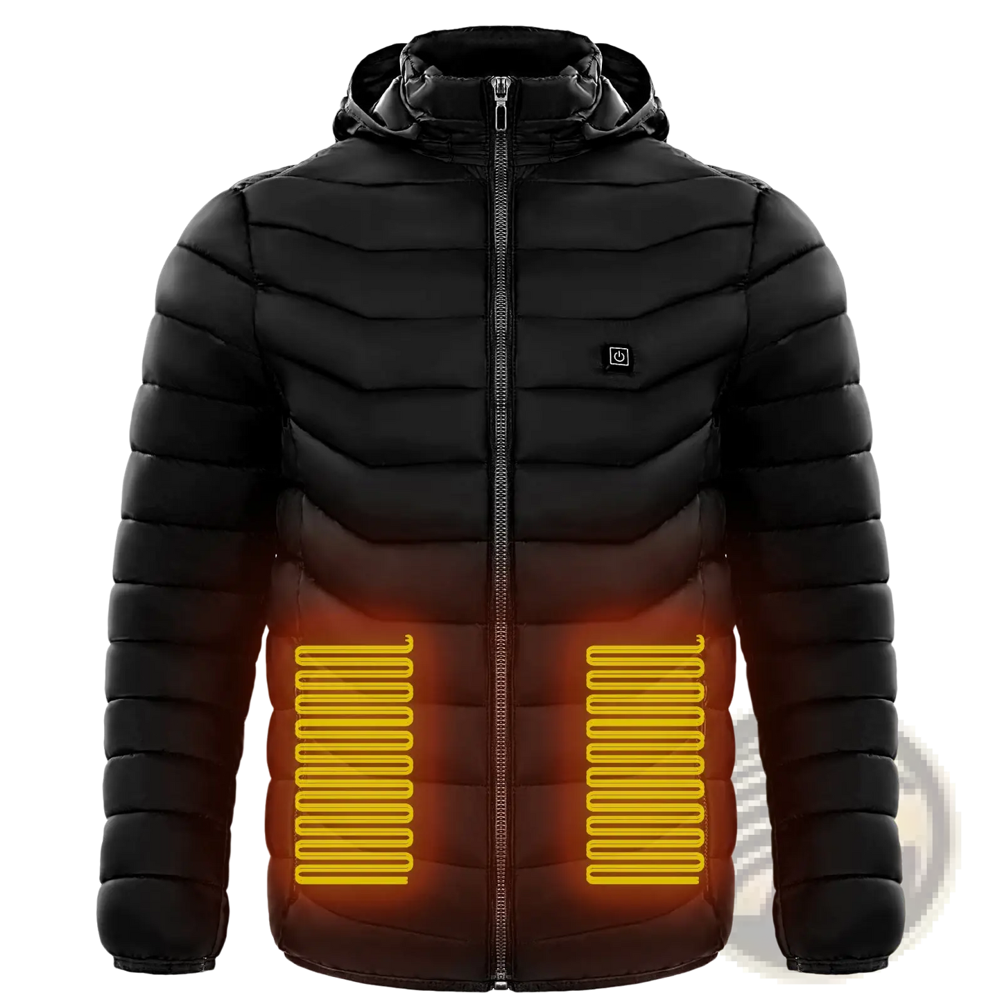 Unisex 9 Zone Electric Heated Hooded Puffer Jacket