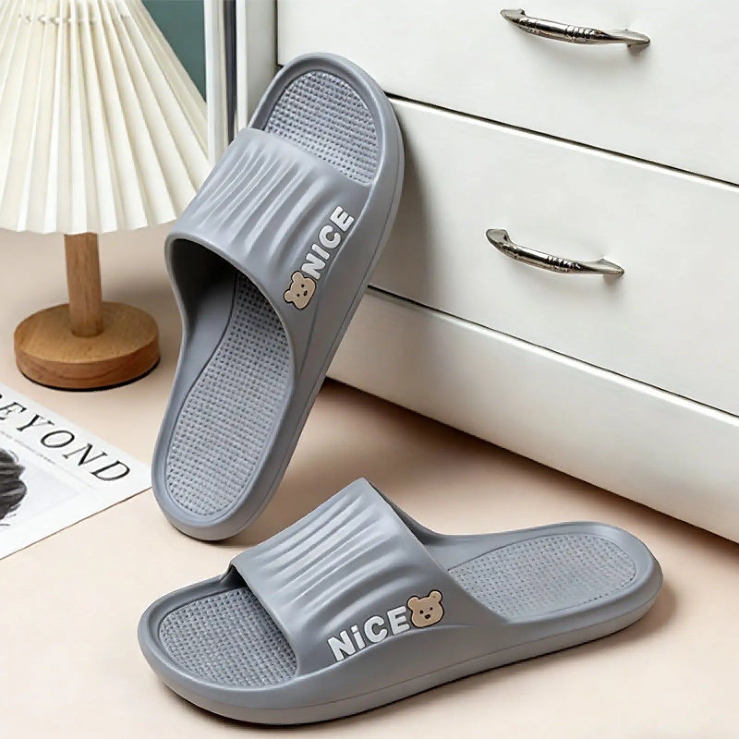 Unisex Lightweight Anti Slip Eva Shower Slides