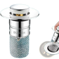 Universal Wash Basin Drain Filter Sus304 Chrome Cap
