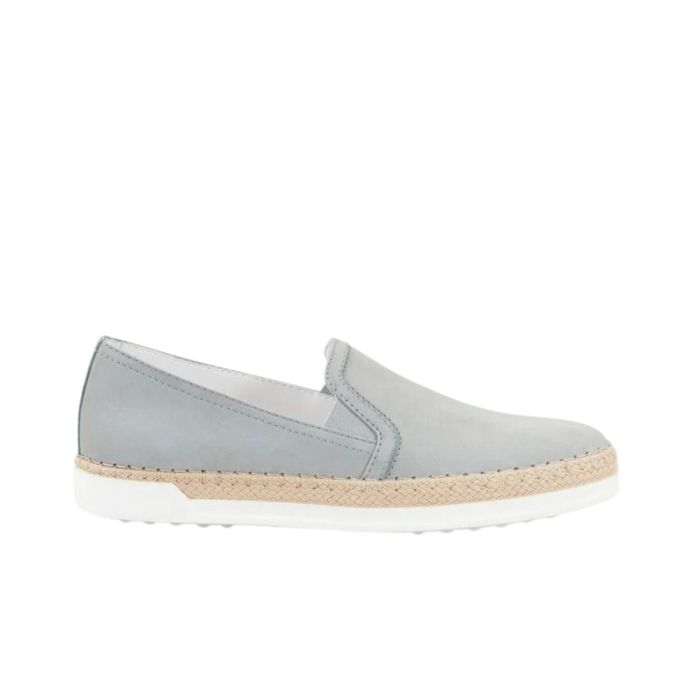 tods-mens-slip-ons-sneakers-grey-size-39-5-eu