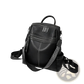 Urban Faux Leather Backpack with Herringbone Strap