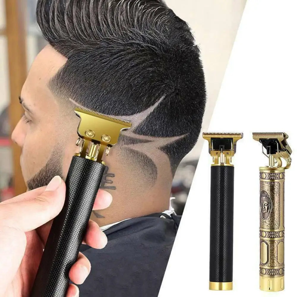 Ornate Gold Cordless Professional Beard and Hair Trimmer