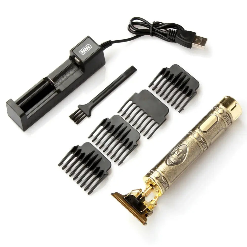Ornate Gold Cordless Professional Beard and Hair Trimmer