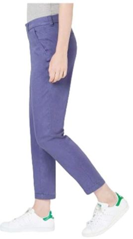 Maison Jules Women's Slim Ankle Pants Navy Size 8