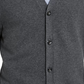 Club Room Men's Knit V Neck Cardigan Grey Size Small