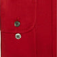 Club Room Men's Classic/Regular Fit Stretch Wrinkle-Resistant Solid Pinpoint Dress Shirt Red Size 18.5X34-35