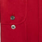 Club Room Men's Classic/Regular Fit Stretch Wrinkle-Resistant Solid Pinpoint Dress Shirt Red Size 32X33