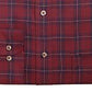 Club Room Men's Classic/Regular Fit Stretch Assorted Plaid Dress Shirts Red Size 16X34-35