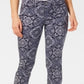 Charter Club women's Printed Tummy-Control Skinny Jeans Blue Size 14