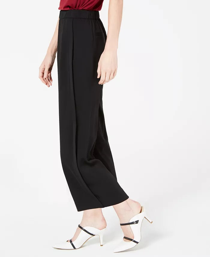Alfani Women's Petite Pull-On Culottes Black Size Petite