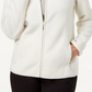 Karen Scott Women's Petite Zeroproof Fleece Jacket White Size X-Large