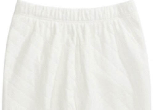 First Impressions Baby Girl's Quilted Pants White Size New Born