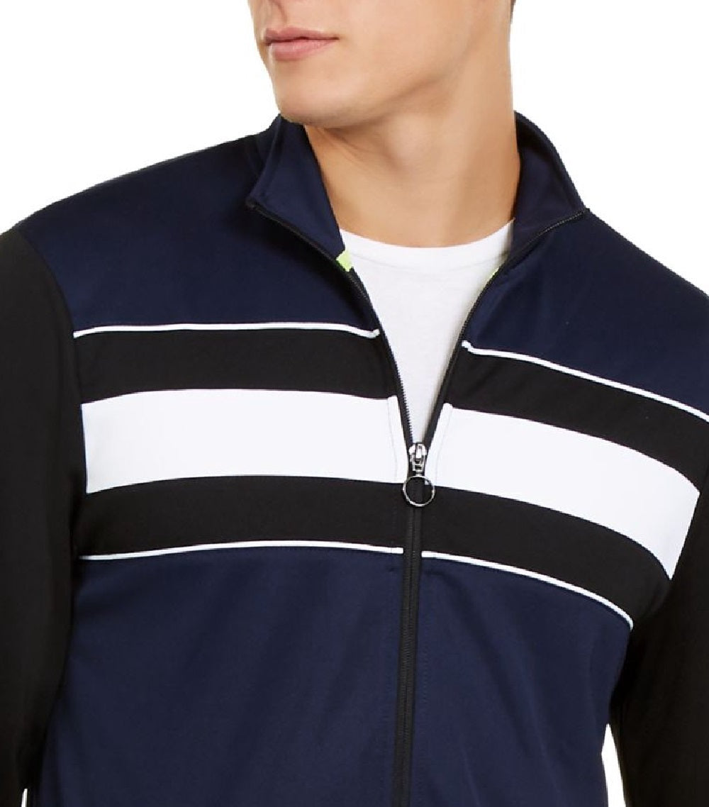 Ideology Men's Colorblocked Track Jacket Blue Size 2 Extra Large