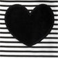 First Impressions Baby Girls Striped Hearts Cotton Tunic Black Size 24MOS