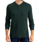 क्लब रूम मेन्स हेनले शर्ट हरा रंग छोटा आकार