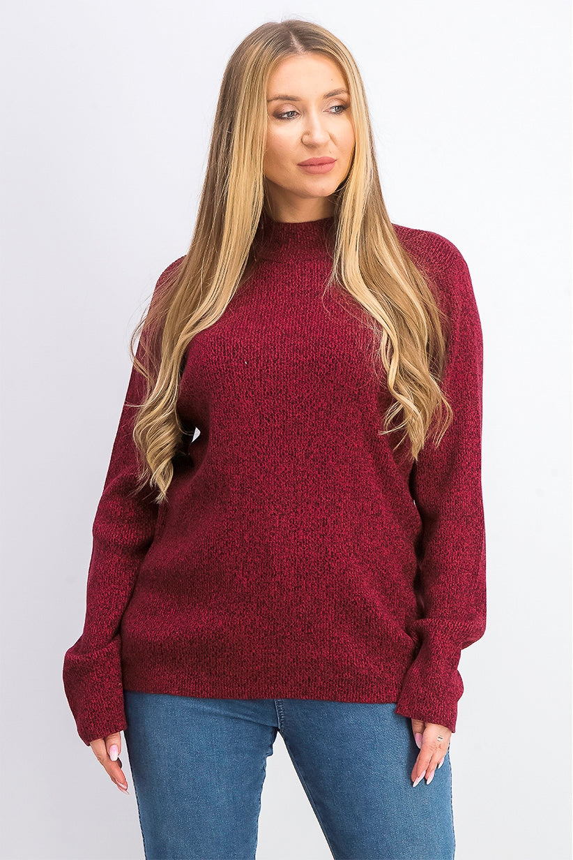 Karen Scott Women's Ribbed-Knit Cotton Turtleneck Bright Red Size Petite Medium