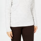 Karen Scott Women's Cable-Knit V-Neck Sweater Natural Size Medium