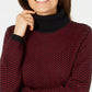 Karen Scott Women's Cotton Turtleneck Sweater Red Size Medium