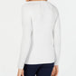 Karen Scott Women's Cable-Knit Sweater White Size XX-Large