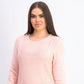 Karen Scott Women's Patchwork-Stitch Pullover Sweater Purple Bliss Size Large