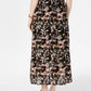 Style & Co Women's Printed High-Low Skirt Black Size X-Large