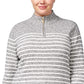 Karen Scott Women's Textured Zip-Front Cardigan Gray Size X-Large