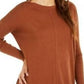 Style & Co Women's Seam Front Tunic Sweater Beige Size Petite X-Small