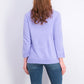 Karen Scott Women's Bateau-Neck Long-Sleeve Sweater Purple Size Extra Small