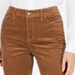 Charter Club Women's Lexington Corduroy Tummy-Control Pants Dark Brown Size 4