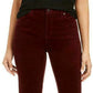 Charter Club Women's Lexington Corduroy Tummy-Control Pants Wine Size 8