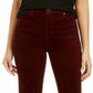 Charter Club Women's Petite Lexington Straight-Leg Corduroy Pants Marron Size 14 P