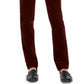 Charter Club Women's Petite Lexington Straight-Leg Corduroy Pants Marron Size 14 P